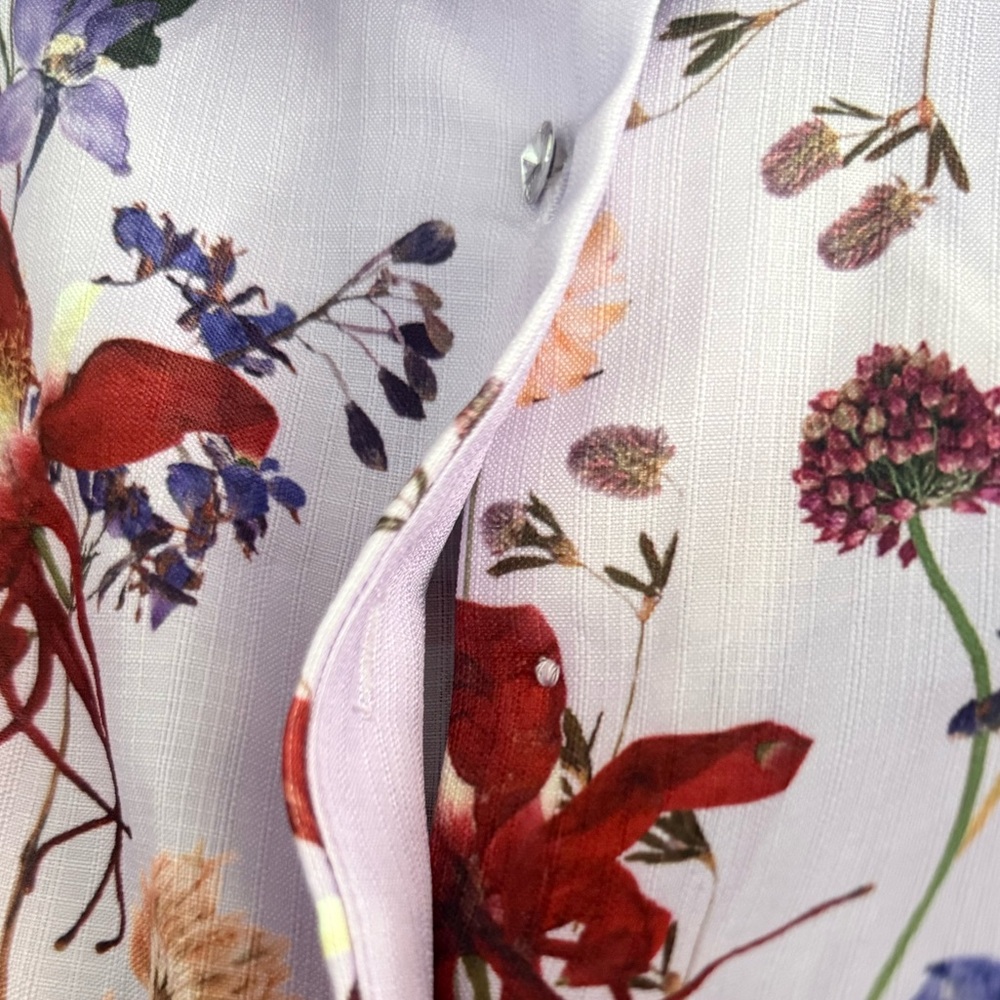 L'ATISTE Floral Purple Midi Dress - Picture 9 of 14